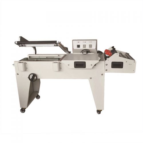 Máy cắt hàn kín màng co hình chữ L bán tự động DFQA-450 (dập tay thủ công)